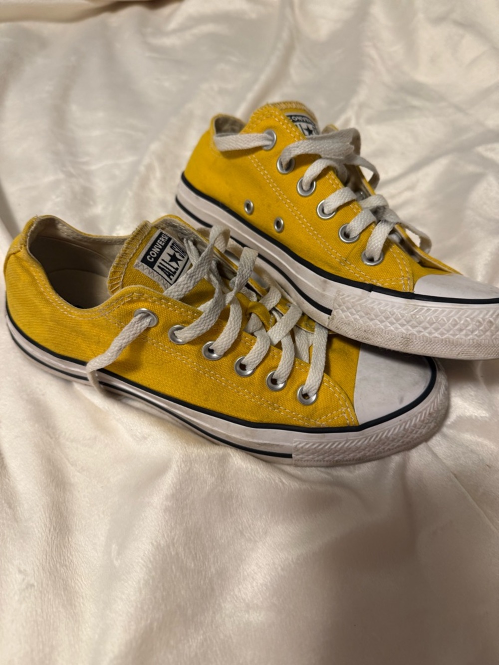 Converse Chuck Taylor All Star Low Top Sneakers in Yellow